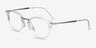 Ray-Ban RB7255 Clear PlasticEyeglass Frames from EyeBuyDirect, Angle View
