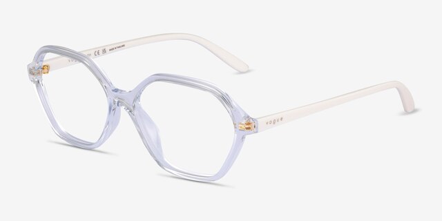 Vogue Eyewear VO5622 Clear Eco-friendlyEyeglass Frames from EyeBuyDirect, Angle View
