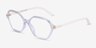 Vogue Eyewear VO5622 Clear Eco-friendlyEyeglass Frames from EyeBuyDirect, Angle View