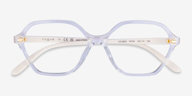 Vogue Eyewear VO5622 Clear Eco-friendlyEyeglass Frames from EyeBuyDirect, Closed View