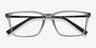 Armani Exchange AX3077 Shiny Transparent Gray Plastic, MetalEyeglass Frames from EyeBuyDirect, Closed View