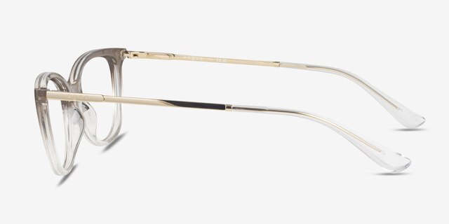 Vogue Eyewear VO5673 Gradient Brown Plastic-metalMontures de lunettes de vue d'EyeBuyDirect, Vue de Côté