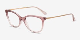 Vogue Eyewear VO5673 Gradient Pink Plastic-metal Montures de lunettes de vue d'EyeBuyDirect, Vue d'Angle