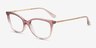 Vogue Eyewear VO5673 Gradient Pink MétalMontures de lunettes de vue d'EyeBuyDirect, Vue d'Angle
