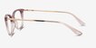 Vogue Eyewear VO5673 Gradient Pink MetalEyeglass Frames from EyeBuyDirect, Side View