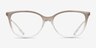 Vogue Eyewear VO5673 Gradient Brown MétalMontures de lunettes de vue d'EyeBuyDirect, Vue de Face