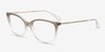 Vogue Eyewear VO5673 Gradient Brown MétalMontures de lunettes de vue d'EyeBuyDirect, Vue d'Angle