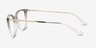 Vogue Eyewear VO5673 Gradient Brown MétalMontures de lunettes de vue d'EyeBuyDirect, Vue de Côté