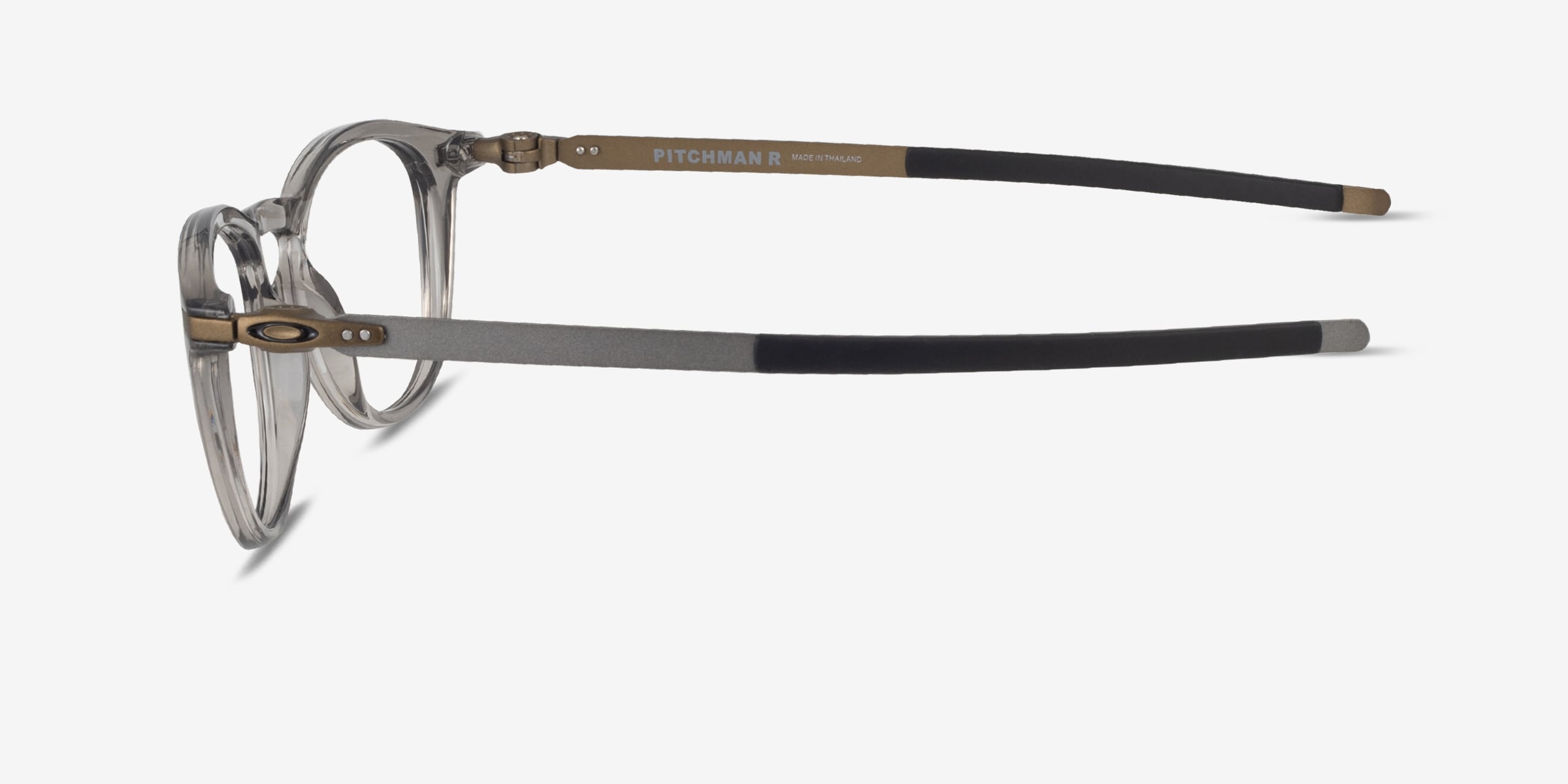 Oakley Pitchman R - Round Gray Ink Frame Glasses For Men