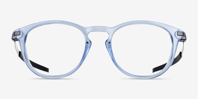Oakley Pitchman R Transparent Blue PlastiqueMontures de lunettes de vue d'EyeBuyDirect, Vue de Face