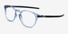 Oakley Pitchman R Transparent Blue PlastiqueMontures de lunettes de vue d'EyeBuyDirect, Vue d'Angle