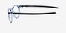 Oakley Pitchman R Transparent Blue PlastiqueMontures de lunettes de vue d'EyeBuyDirect, Vue de Côté
