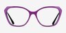 Vogue Eyewear VO5522 Purple PlasticEyeglass Frames from EyeBuyDirect, Front View