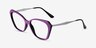 Vogue Eyewear VO5522 Purple PlasticEyeglass Frames from EyeBuyDirect, Angle View