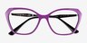 Vogue Eyewear VO5522 Purple PlasticEyeglass Frames from EyeBuyDirect, Closed View