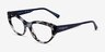 Vogue Eyewear VO5560 Blue Tortoise AcetateEyeglass Frames from EyeBuyDirect, Angle View