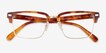 Coach HC6253 Caramel Tortoise Acetate, MetalEyeglass Frames from EyeBuyDirect, Closed View