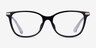 Swarovski SK2010F Noir AcétateMontures de lunettes de vue d'EyeBuyDirect, Vue de Face