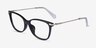 Swarovski SK2010F Noir AcétateMontures de lunettes de vue d'EyeBuyDirect, Vue d'Angle