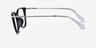Swarovski SK2010F Noir AcétateMontures de lunettes de vue d'EyeBuyDirect, Vue de Côté
