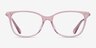 Swarovski SK2010F Transparent Rose AcétateMontures de lunettes de vue d'EyeBuyDirect, Vue de Face
