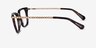 Swarovski SK2018 Écaille Noire AcétateMontures de lunettes de vue d'EyeBuyDirect, Vue de Côté