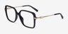 Michael Kors MK4095U Dolonne Noir MétalMontures de lunettes de vue d'EyeBuyDirect, Vue d'Angle