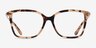 Michael Kors MK4101U Shenandoah Pink Tortoise AcétateMontures de lunettes de vue d'EyeBuyDirect, Vue de Face