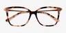 Michael Kors MK4101U Shenandoah Pink Tortoise AcétateMontures de lunettes de vue d'EyeBuyDirect, Vue Rapprochée