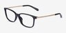 Michael Kors MK4060U Telluride Noir MétalMontures de lunettes de vue d'EyeBuyDirect, Vue d'Angle