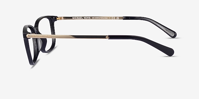 Michael Kors MK4060U Telluride Black MetalEyeglass Frames from EyeBuyDirect, Side View