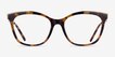 Michael Kors MK4076U Rome Dark Tortoise MetalEyeglass Frames from EyeBuyDirect, Front View