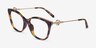 Michael Kors MK4076U Rome Écaille Noire MétalMontures de lunettes de vue d'EyeBuyDirect, Vue d'Angle