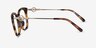 Michael Kors MK4076U Rome Écaille Noire MétalMontures de lunettes de vue d'EyeBuyDirect, Vue de Côté