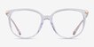 Michael Kors MK4106U Westport Clear Transparent MetalEyeglass Frames from EyeBuyDirect, Front View