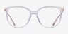 Michael Kors MK4106U Westport Clear Transparent MetalEyeglass Frames from EyeBuyDirect, Front View