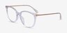 Michael Kors MK4106U Westport Clear Transparent MetalEyeglass Frames from EyeBuyDirect, Angle View