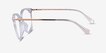Michael Kors MK4106U Westport Clear Transparent MetalEyeglass Frames from EyeBuyDirect, Side View