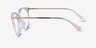 Michael Kors MK4106U Westport Clear Transparent MetalEyeglass Frames from EyeBuyDirect, Side View