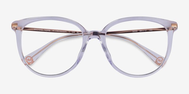 Michael Kors MK4106U Westport Clear Transparent MetalEyeglass Frames from EyeBuyDirect, Closed View