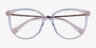 Michael Kors MK4106U Westport Clear Transparent MetalEyeglass Frames from EyeBuyDirect, Closed View