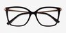 Michael Kors MK4101U Shenandoah Cordovan AcétateMontures de lunettes de vue d'EyeBuyDirect, Vue Rapprochée