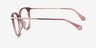 Michael Kors MK4106U Westport Dusty Rose Light Brown MétalMontures de lunettes de vue d'EyeBuyDirect, Vue de Côté