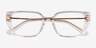 Michael Kors MK4134U Crete Transparent Plastic-metalMontures de lunettes de vue d'EyeBuyDirect, Vue Rapprochée