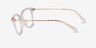 Michael Kors MK4150U Kingston Transparent AcetateEyeglass Frames from EyeBuyDirect, Side View