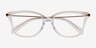 Michael Kors MK4150U Kingston Transparent AcetateEyeglass Frames from EyeBuyDirect, Closed View