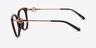 Michael Kors MK4076U Rome Brun MétalMontures de lunettes de vue d'EyeBuyDirect, Vue de Côté
