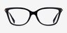 Michael Kors MK4150U Kingston Black AcetateEyeglass Frames from EyeBuyDirect, Front View