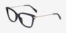 Michael Kors MK4150U Kingston Black AcetateEyeglass Frames from EyeBuyDirect, Angle View