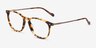 Vogue Eyewear VO5614 Yellow Havana AcétateMontures de lunettes de vue d'EyeBuyDirect, Vue d'Angle